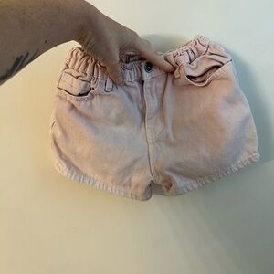Zara Light Pink Kids Shorts
